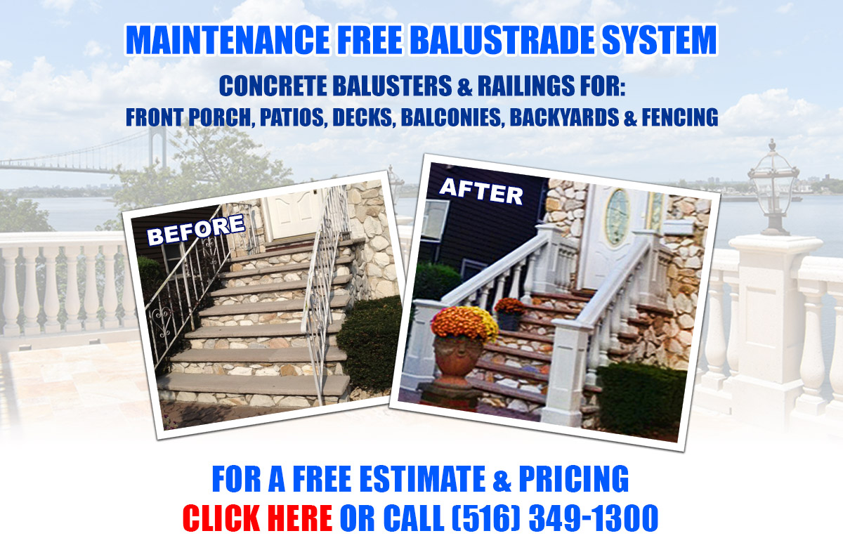 Concrete Balustrade - Concrete Balusters, Concrete Railings, & Concrete Posts